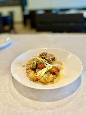 Curried cauliflower steaks