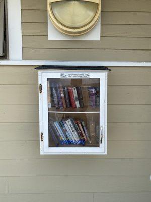 CUTEST little lending library