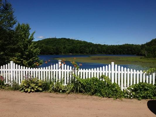 Timm's Hill - the view from the patio.