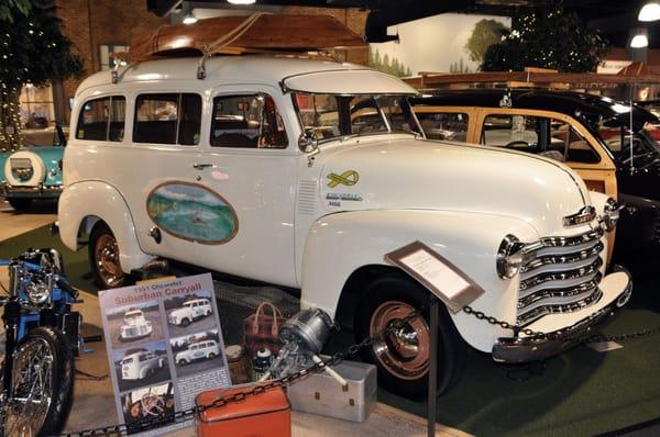 A very cool early Chevy Suburban