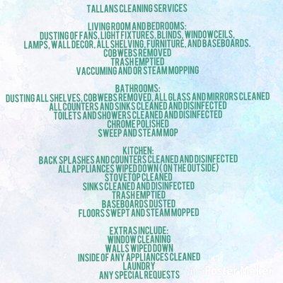 Lists of services