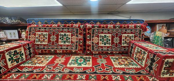 Afghani floor couch