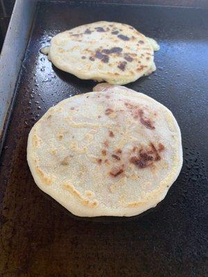 Pupusas made fresh all the time 3 for $5