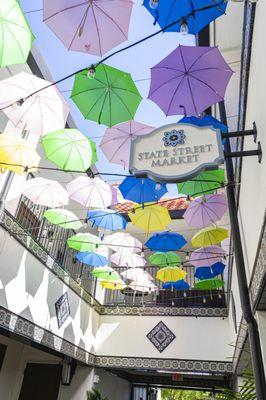 Umbrella sky in the paseo