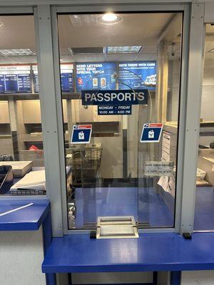 Passport window