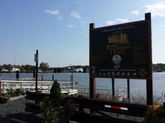 C&D Canal Recreation Trail in Chesapeake City, MD