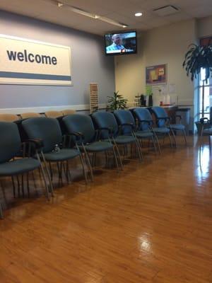 Waiting room. Spacious.