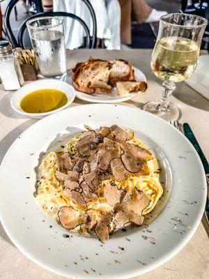 Tagliatelle with truffles...