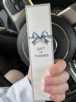 Free gift (I think for Christmas)