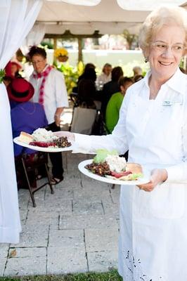 Christmas in October and Spring Luncheons are popular fundraisers of the Woman's Exchange