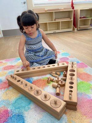 Montessori learning!