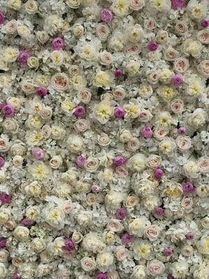 A Flower wall adds to any event