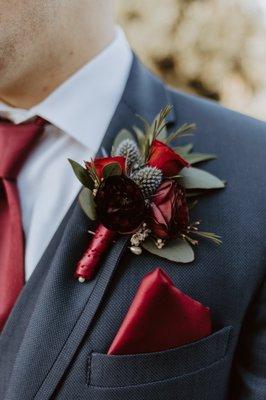 Grooms boutonniere