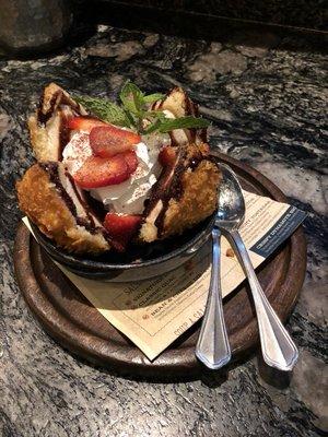 Borracha's Newest Dessert: Fried Ice Cream