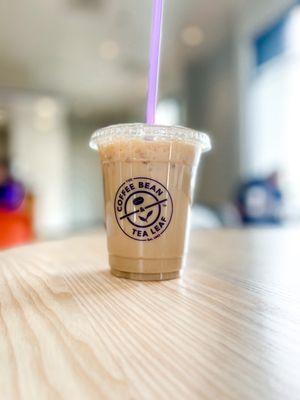 Hazelnut iced coffee