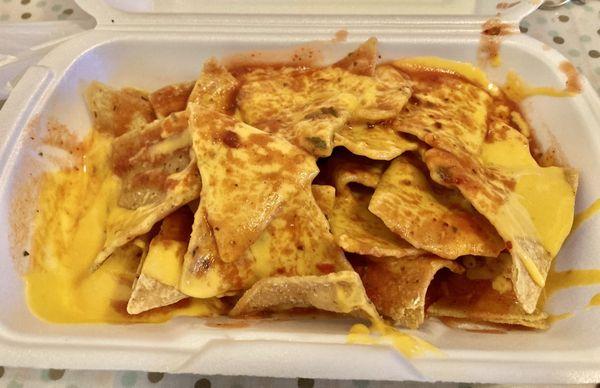 Small nachos $5.50