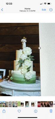 Original wedding cake