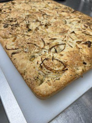 House-made focaccia