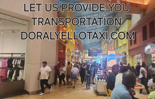 Let doral yellow taxi provide you safety transportation  to your destination