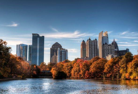 City of Atlanta in the Fall