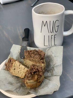 Keto Dessert Company Coffee Cake!