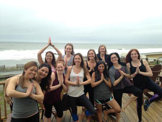 Charleston Bachelorette Ideas, Bachelorette Yoga with Serenity Tree Yoga on Folly Beach