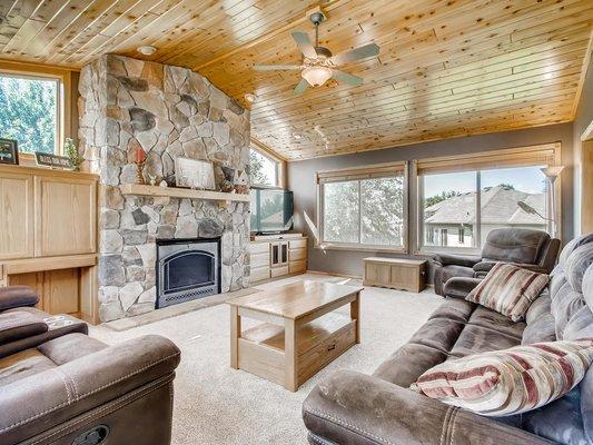 Amazing Four Season Porch in a home sold in Rogers, MN.