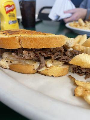 Roast beef melt