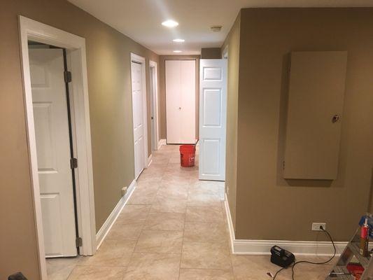 Basement remodel