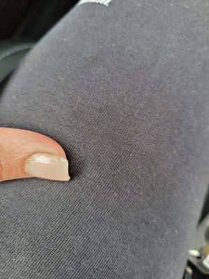 Nails chipped right away