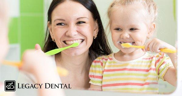 Brushing at a young age will help as they grow up.