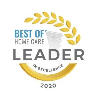 Winners of the Leaders In Excellence Award by Home Care Pulse.  We keep 90% of our clients and caregivers satisfied.