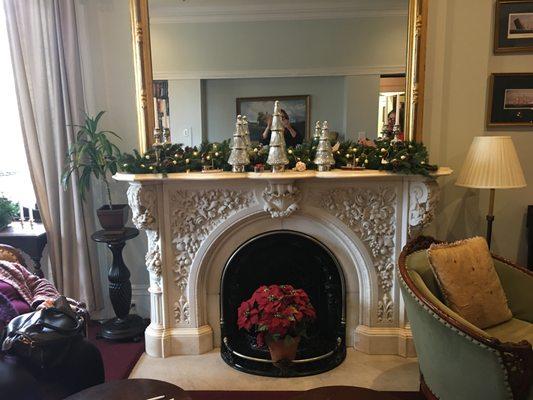 Decorated Fire place