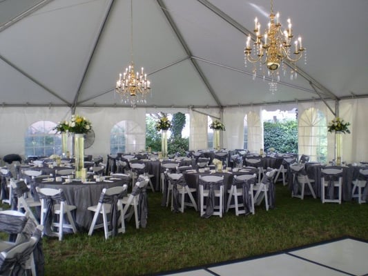 Wedding under 40x55 tent