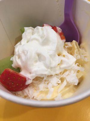 French vanilla frozen yogurt