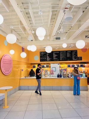 Sportsman lodge complex: ice cream shop interior