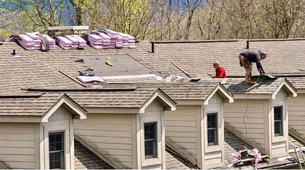 Installing a new roof