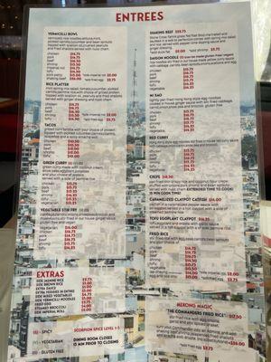 Menu side 2