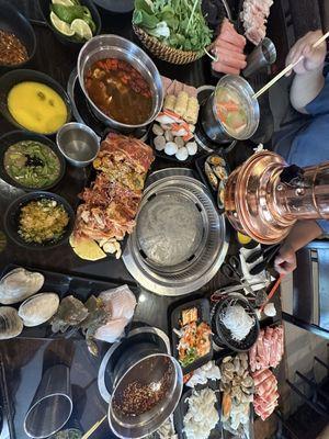 Hot pot and bbq