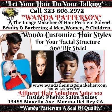 Let Your HairCut Do The Talking Call: 323 606.2972 Wanda Patterson The imagemakeher Your Short Cuts Specialist!