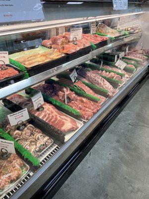 Selection of meats