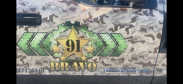 91 BRAVO's mobile service truck