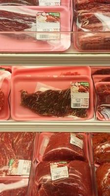 Notice how the rest of the meat is red and this is brown?? Why?! I can't trust their meat dept yet.