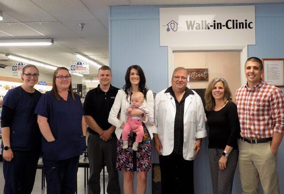 The staff and the pharmacy owners.