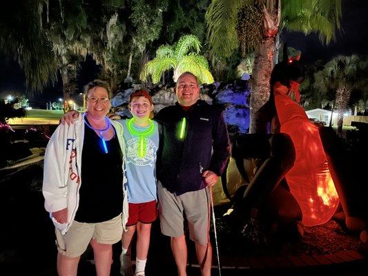 Haunted Glow in the Dark Miniature Golf