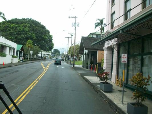 Downtown Hilo, Hawaii.