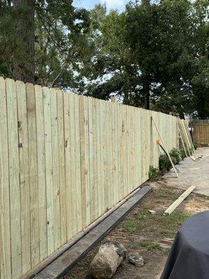 Fence demo and replacement