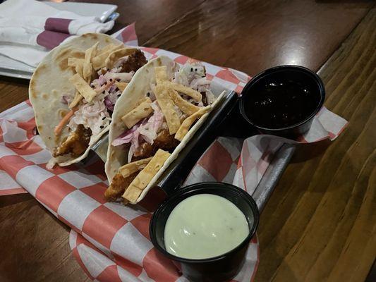 Chipotle Chicken Ranch Tacos