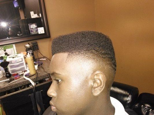 A hi top ball fade