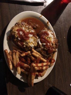 Texas Double Cheeseburger plater